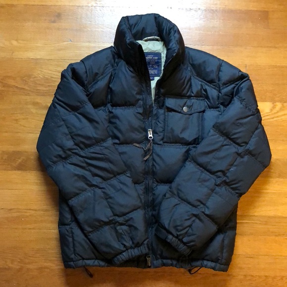 J Crew Expedition Down Jacket Mens Size 
